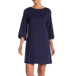 Lafayette 148 NWT Fabiana Long Sleeve Shift Dress | Size S/P